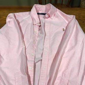 Ralph Lauren - Light Pink Long-Sleeve shirt - Size L (barely worn)